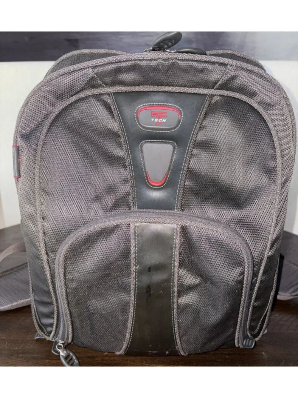 Tumi Tech Forsyth Laptop Backpack 5581D Nylon PVC Ballistic Bag Black-READ